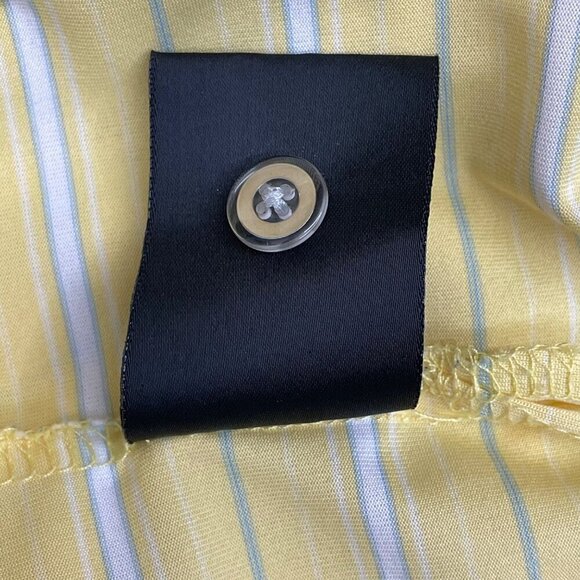 Lone Cypress by Pebble Beach Yellow Stripe Men’s Golf Polo Size Large - Picture 7 of 10